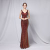 Nuovo abito lungo a sirena con paillettes