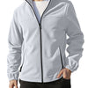 Men's Polar Fleece Jacket Outdoor Zipped Stand Collar Coat