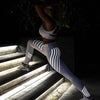 Printed Reflective Sport Yoga Pants Women Fitness Gym Leggings Running Compression Tights Quick Dry Sport Clothes Trousers
