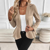 Elegant Office Suede Fabric Jacket Coat