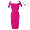 Abito elegante tridimensionale floreale da donna
