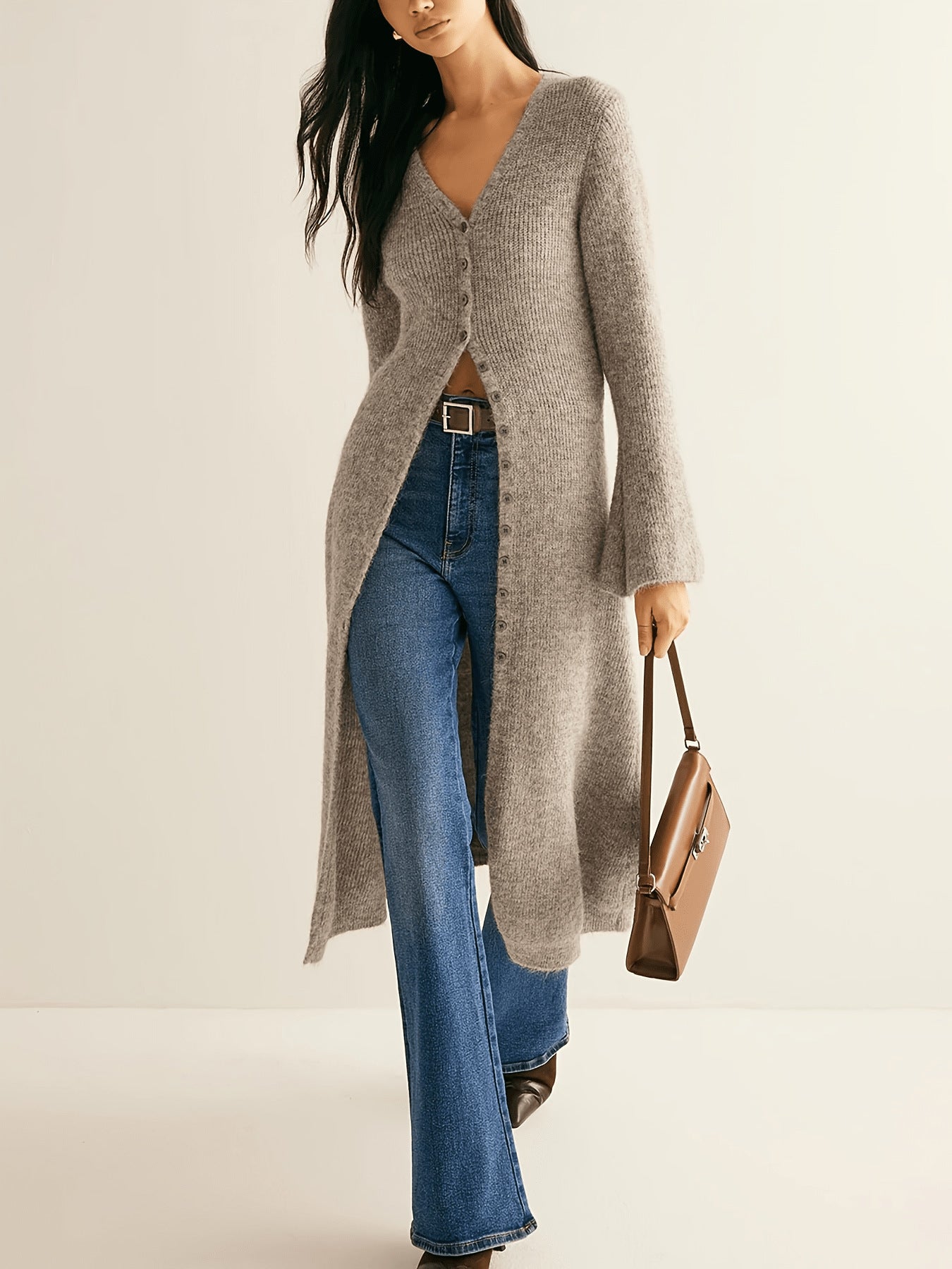 French Style Elegant Retro Long Sleeve Coat Cardigan