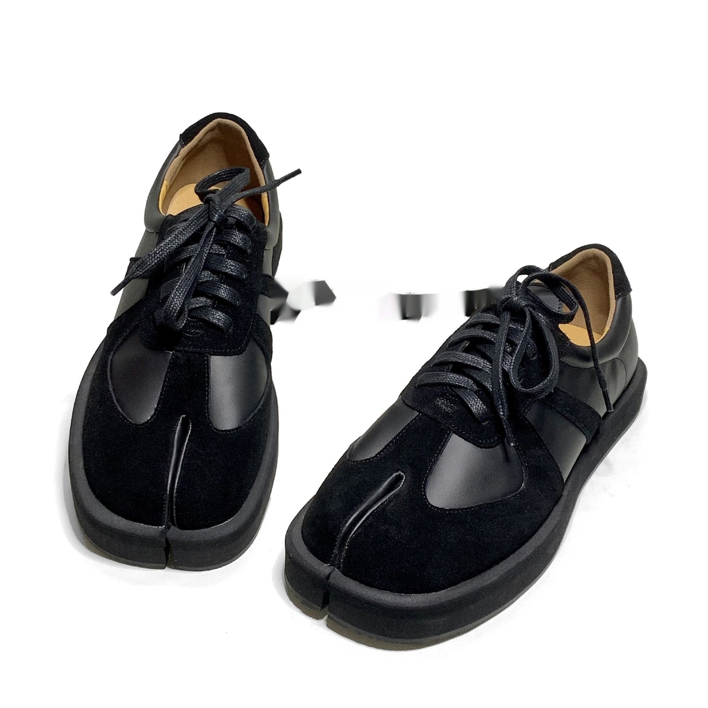 New Step Show, scarpe da allenamento tedesche con punta divisa, da uomo e da donna, per la primavera e l'estate, scarpe Ninja, grigio, bianco e nero