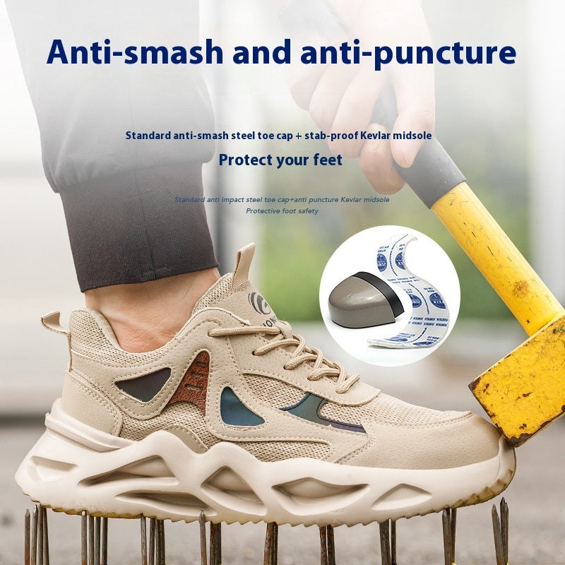 Scarpe da lavoro estive da uomo, deodoranti e traspiranti, leggere