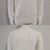 Slim-fit Buttoned Turtleneck Suede Stitching Sweater
