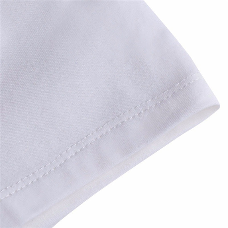 T-shirt da uomo con stampa carlino