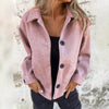 Autumn And Winter Female Temperament High Sense Retro Solid Color Woolen Coat