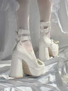 Stylish Pumps Round Toe Bowknot Fairy