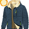 Thickened Men's Sports Fitness Casual Jacquard Hooded Jacket