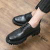 Fashion Business Brogue Leather Shoes Men