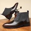 British Style Retro Business Formal Wear Leather Shoes Men's Versatile