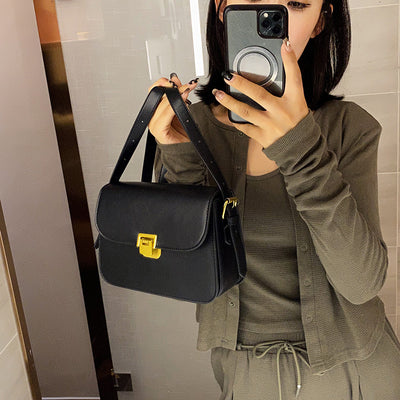 High-grade Women's Niche Texture One-shoulder Underarm Small Square Bag