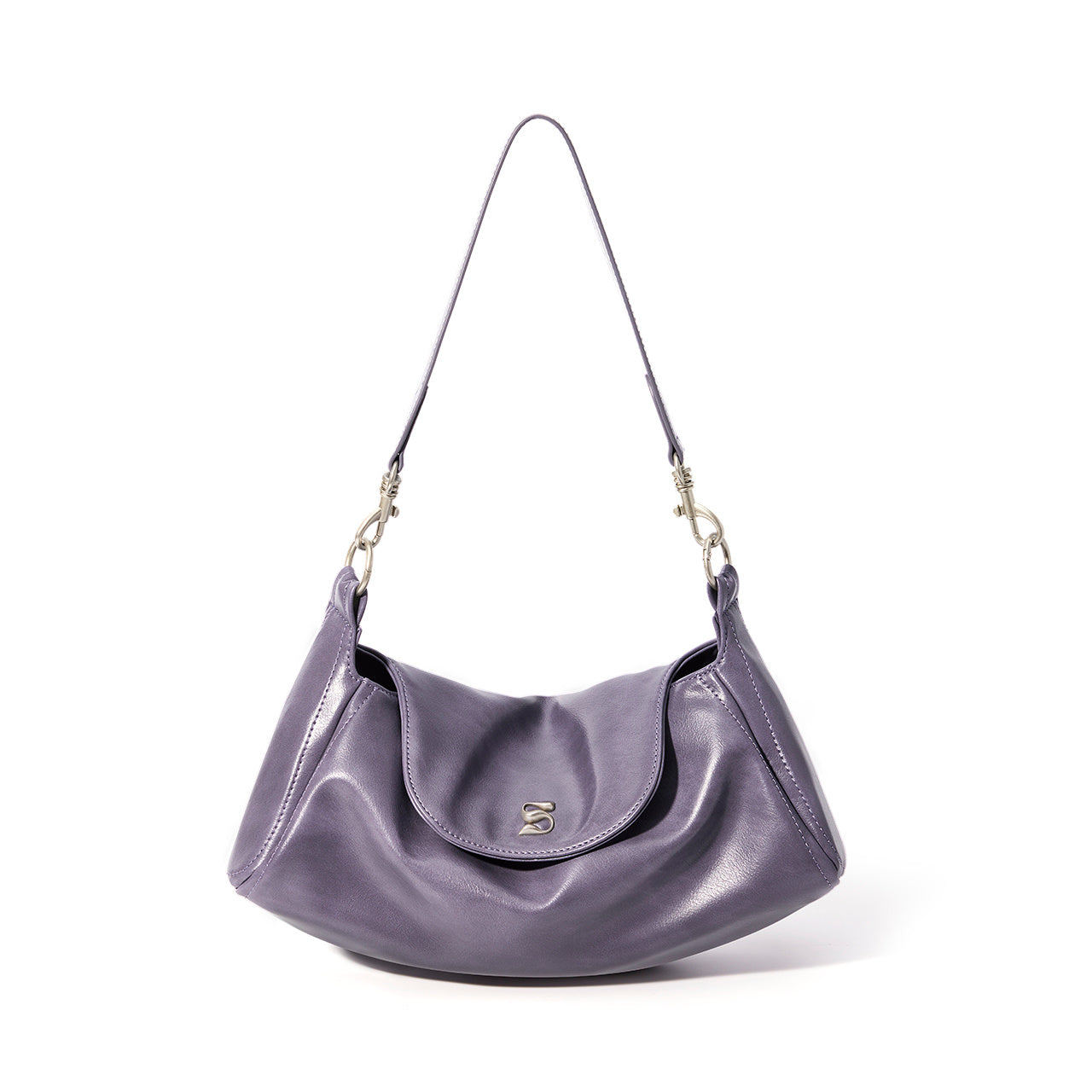 New Women's Underarm Purple Niche Crossbody Shoulder Bag