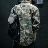 Camouflage Long Sleeve Tooling Shirt Jacket Men