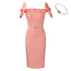 Abito elegante tridimensionale floreale da donna