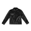 Retro Young Men's Loose Short Leather Jacket
