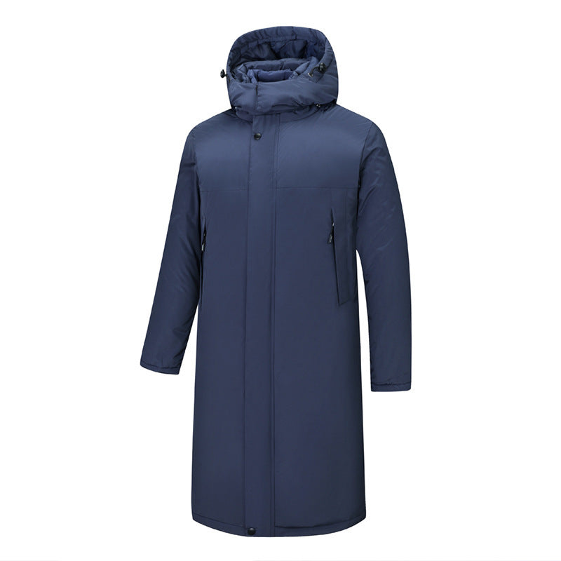 Outdoor Keep Warm Cotton Thick Windproof Waterproof Long Shell Jacket