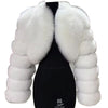 Short Stitching Winter Warm All-matching Top Jacket