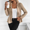 Elegant Office Suede Fabric Jacket Coat