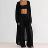 New Soft And Comfortable Long-sleeve Knit Underwear Set Of Three