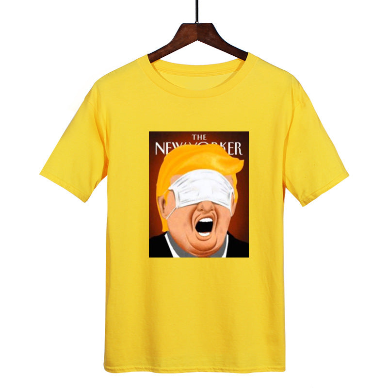 T-shirt stampata girocollo da uomo e donna