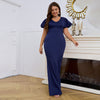 Women's V-neck Backless Sexy Puff Sleeve Dress