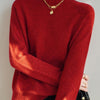 Seven-pin Thickened Skin-friendly Velvet Flower Yarn Sweater Classic Round Neck