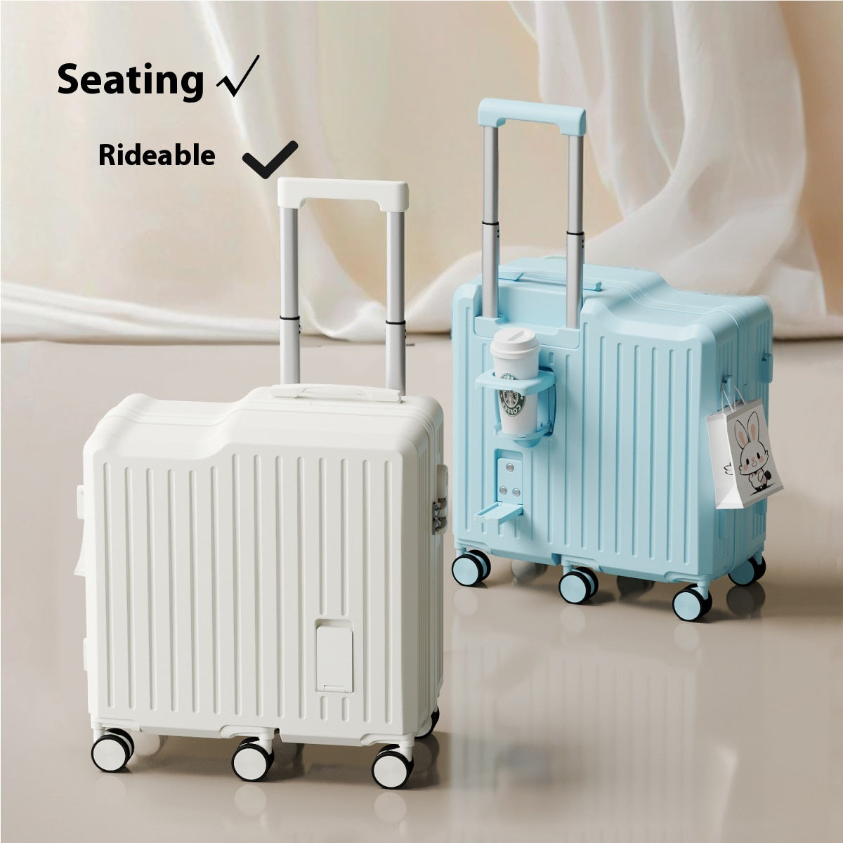 Fashion Personality Small Sitting Trolley Case