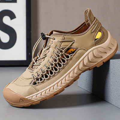 Hand-woven Sandals Men's Non-slip Wear-resistant Summer Outer Wear Breathable Closed Toe