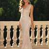 Abito da ballo in tulle con paillettes