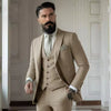 Completo da Uomo Slim Fit Tinta Unita