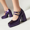 Fashion New Female Square Toe Mary Jane Shoes