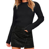 Long-sleeved Knitted Pullover Round Neck Slim Fit Sweater