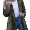 Women's Waterproof Jacket Slim Fit Windbreaker Windproof Jacket