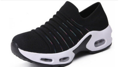 Plus Size Fly-knit Socks Shoes Women's Stretch Knitted