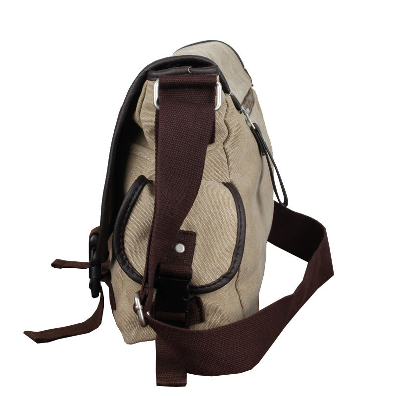 Canvas Male Postman Crossbody Backpack