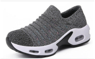 Plus Size Fly-knit Socks Shoes Women's Stretch Knitted