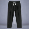 Cotton And Linen Thin Loose Plus Size Sports Straight Pants