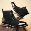 Men's Trendy Sleeve Leather All-match Casual Martin Boots