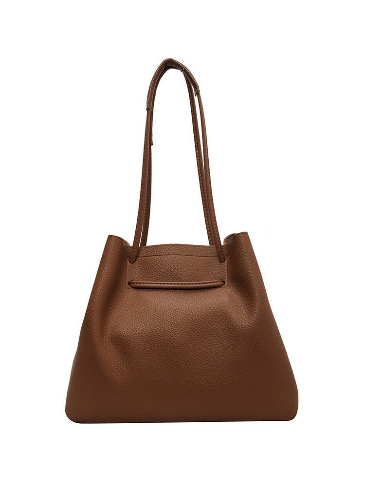 Borsa a tracolla portatile da donna, grande capacità