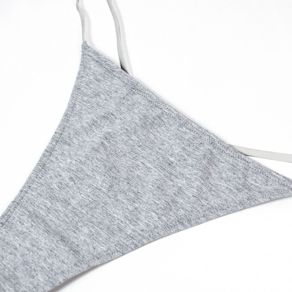 Mutandine a vita bassa comode in puro cotone sexy da donna