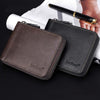 Leather Anti-theft Credit Card Zipper Wallet