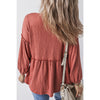 New Solid-color Chiffon Blouse For Women Casual Style