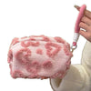 Jacquard Plush Cosmetic Bag Large Capacity Advanced Sense