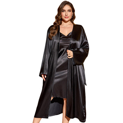 Completo abito sottoveste casual da donna primaverile ed estivo