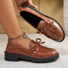 Spring And Autumn New Women's Bow Loafers
