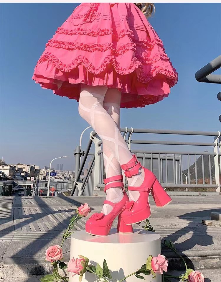 Stylish Pumps Round Toe Bowknot Fairy