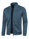 Men's Long Zipper Light Fleece Jacket Plus Size
