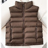 Down Cotton Lightweight Short Vest Autumn And Winter