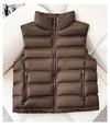 Down Cotton Lightweight Short Vest Autumn And Winter